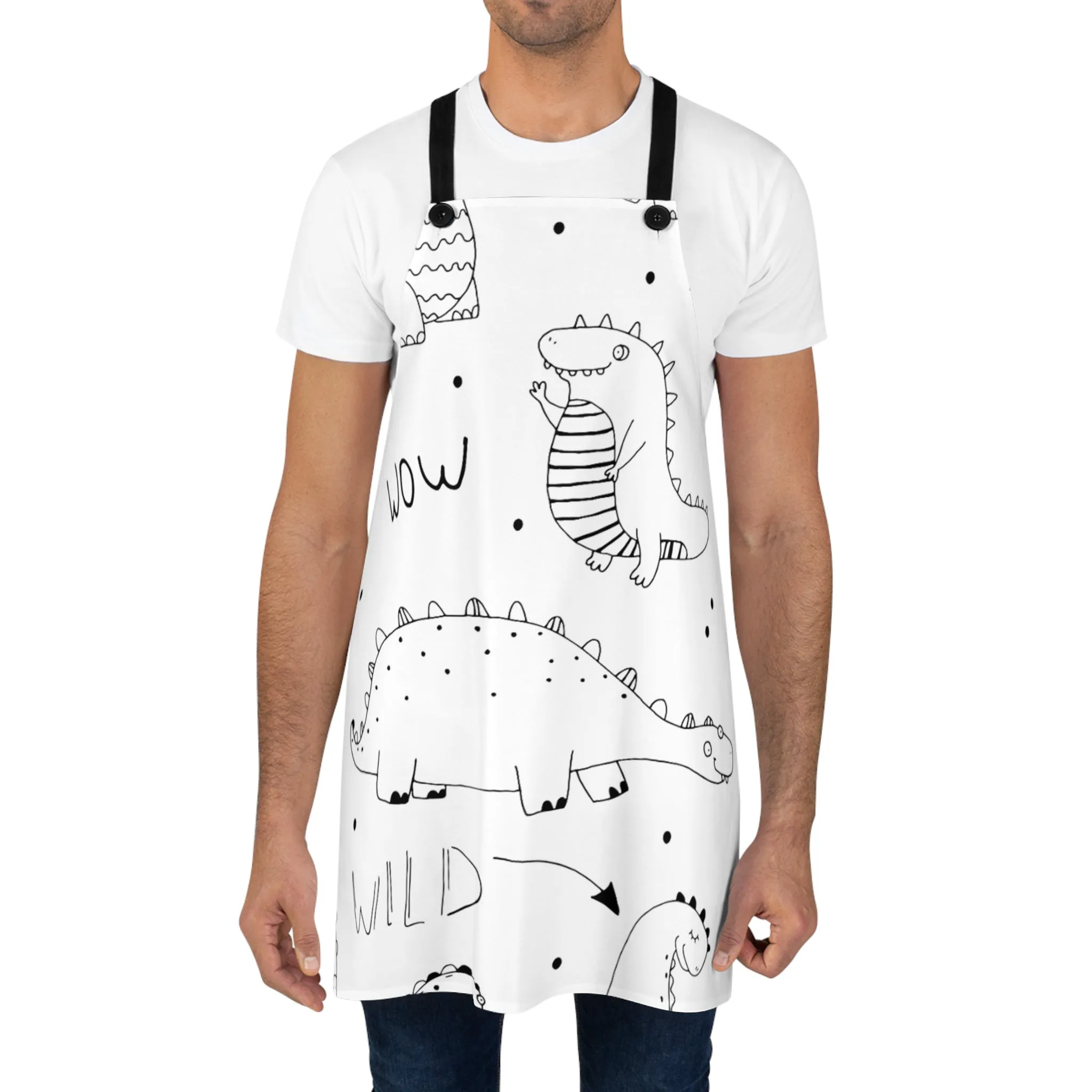 Doodle Dinosours - Inovax Apron