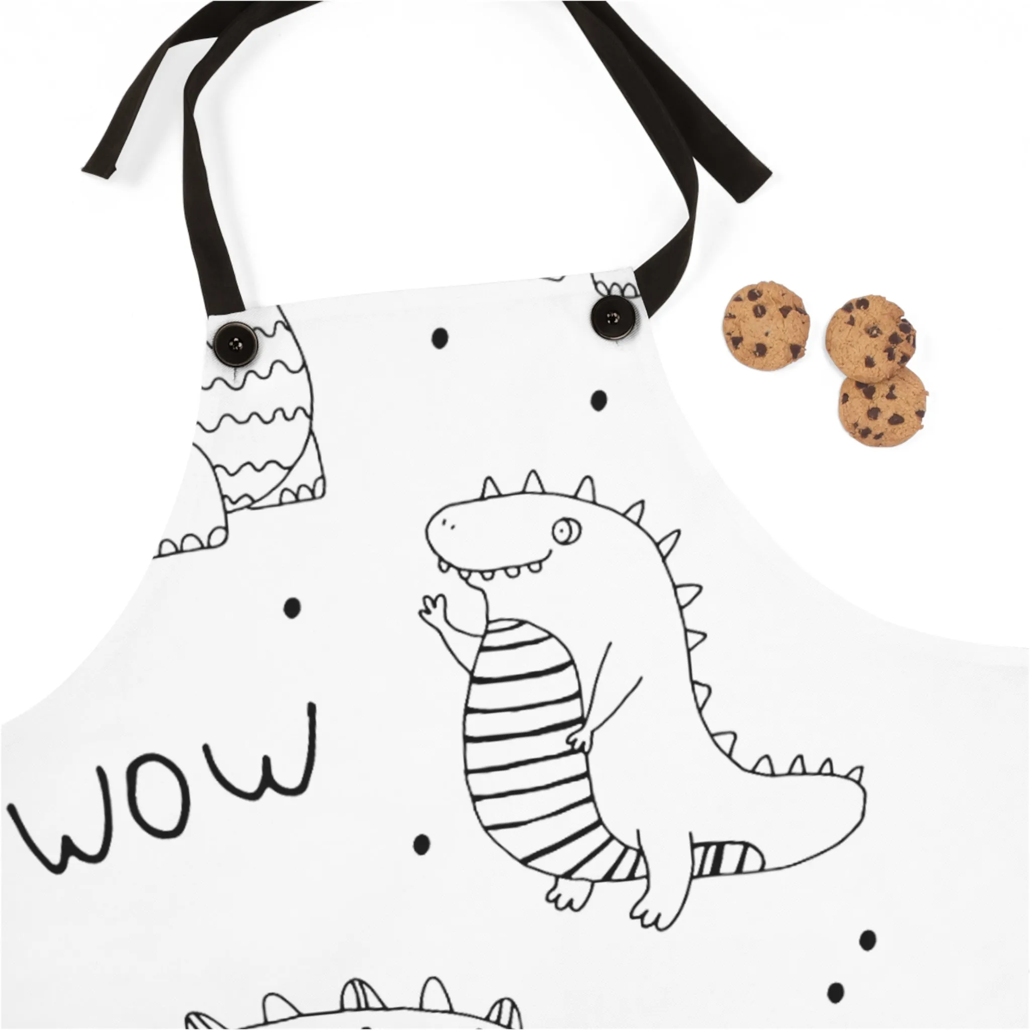 Doodle Dinosours - Inovax Apron