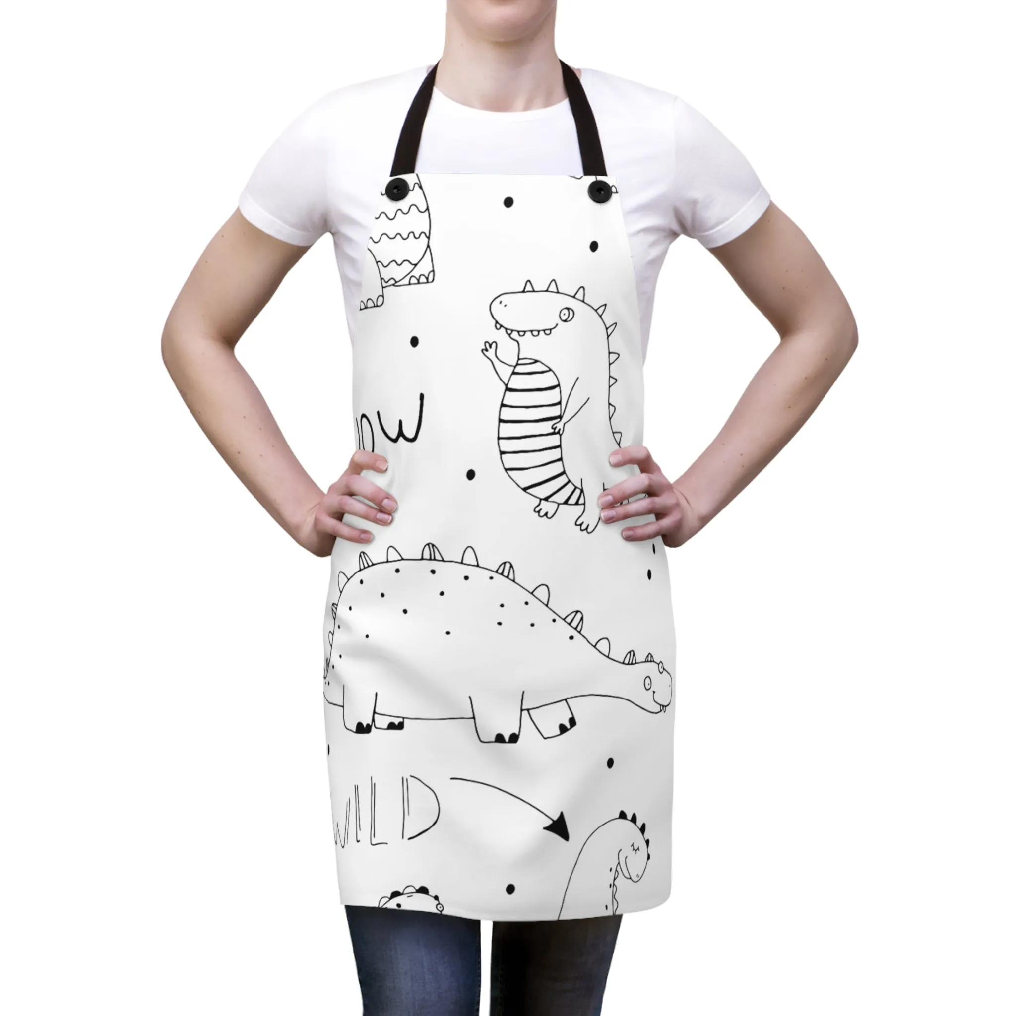 Doodle Dinosours - Inovax Apron