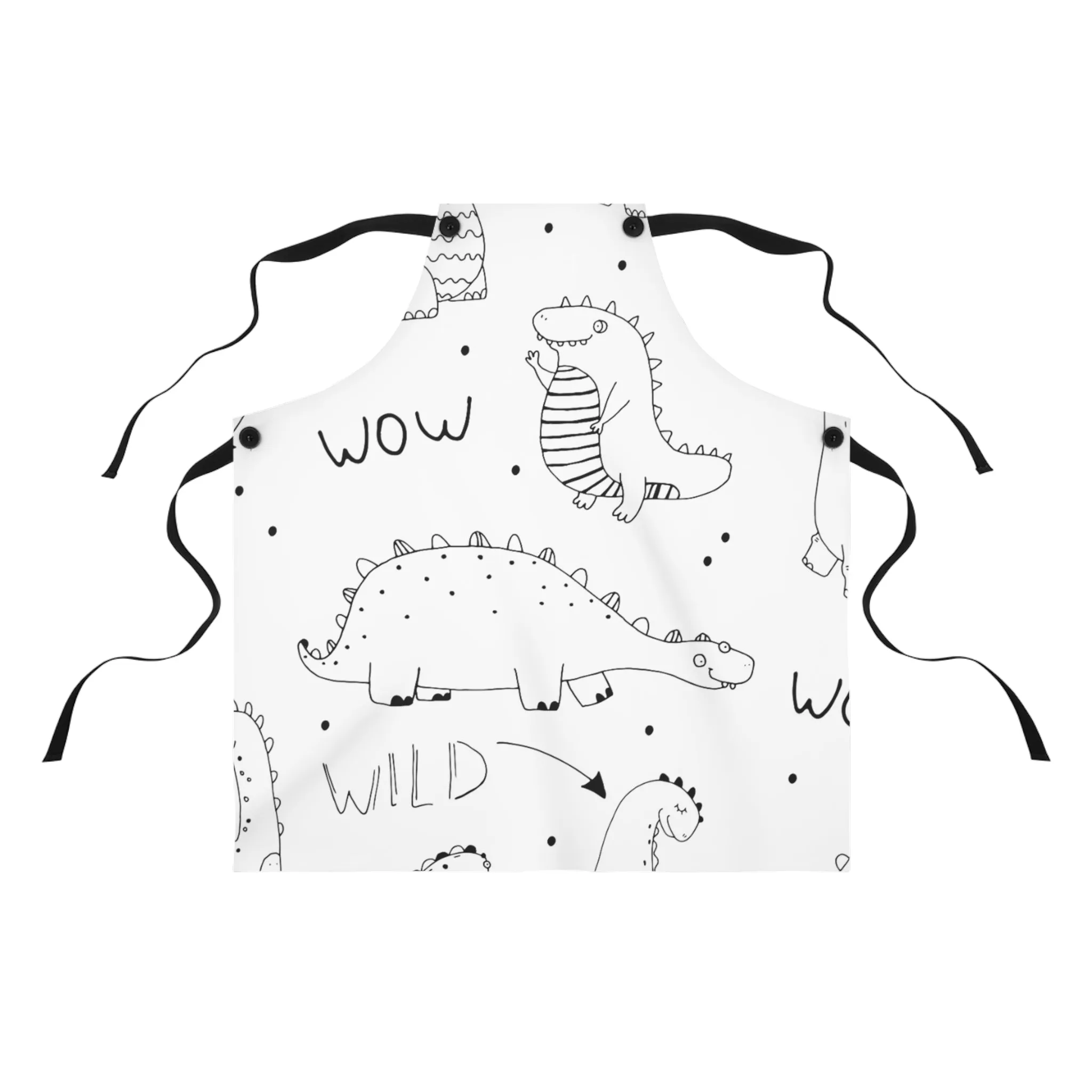 Doodle Dinosours - Inovax Apron