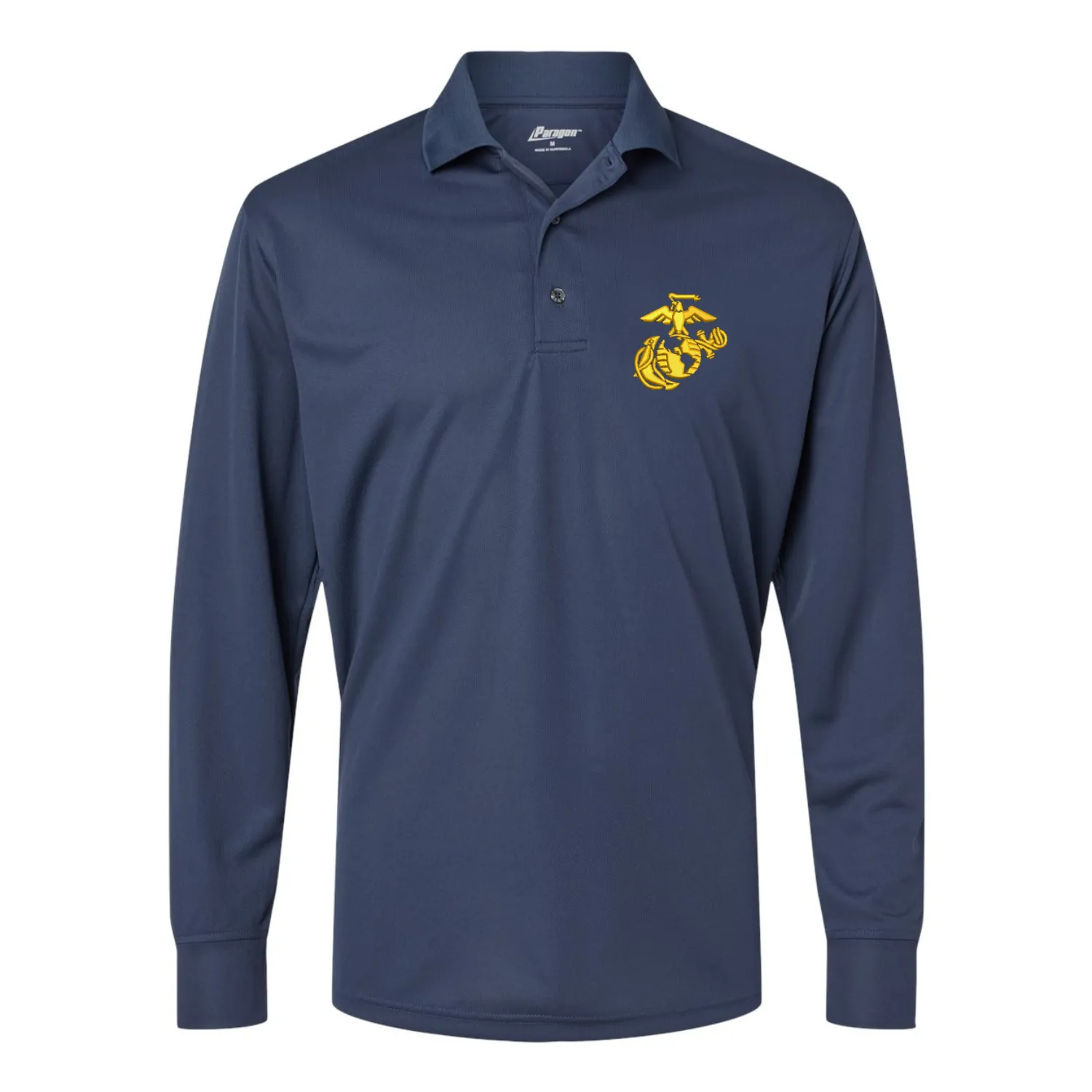 EGA Longsleeve Performance Polo - GOLD