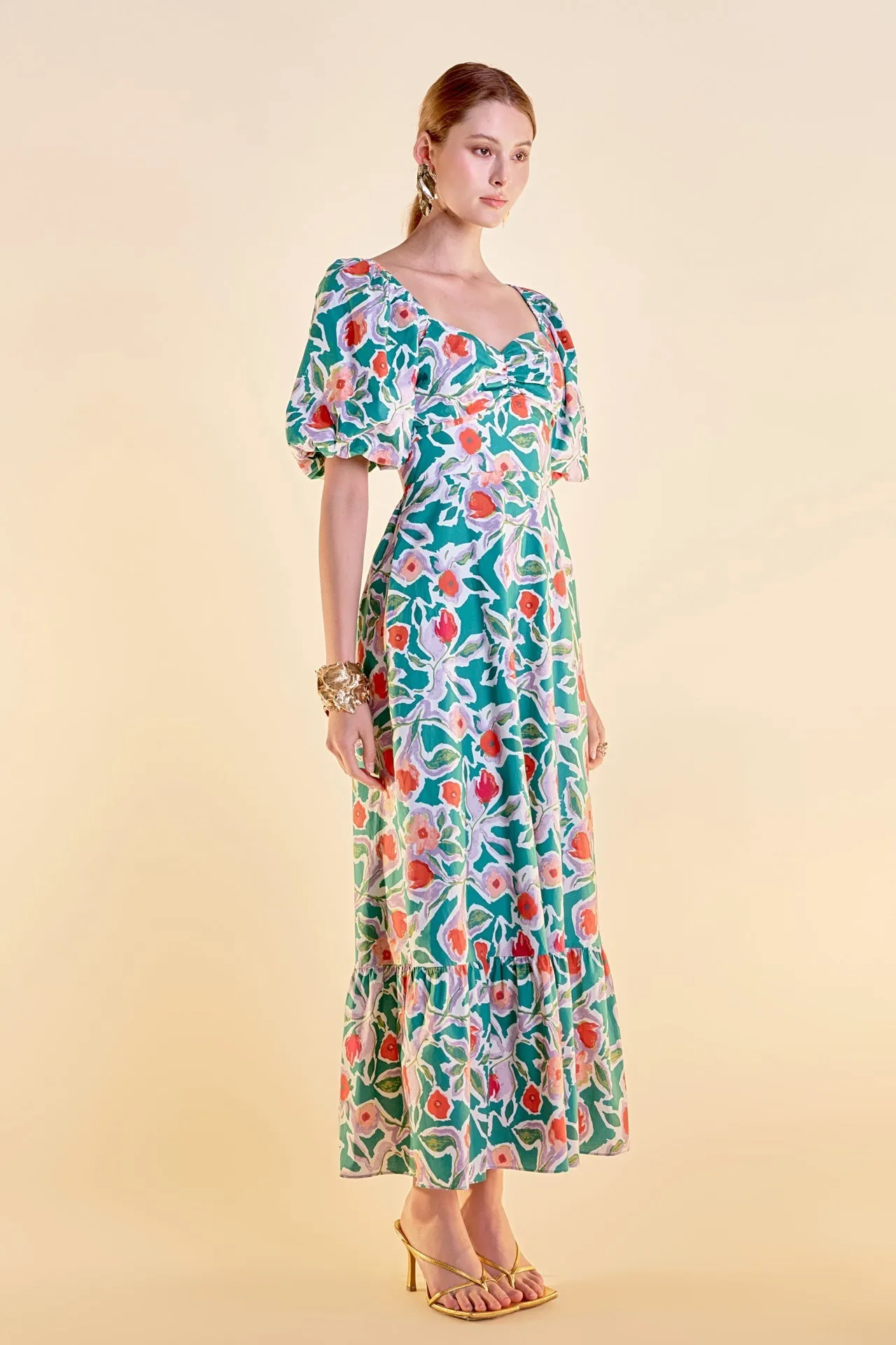 English Factory - Tie Back Maxi Dress
