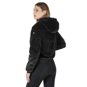 Equiline Women's GlossiG Eco-Fur Jacket With Hood -Sale