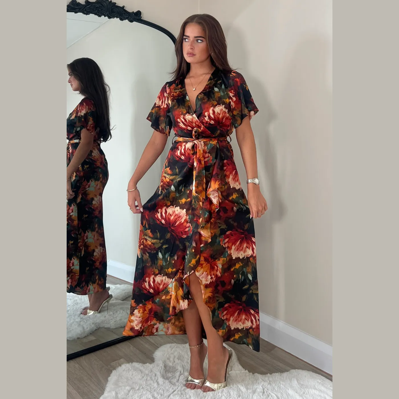 Farrah Split Hem Maxi Dress