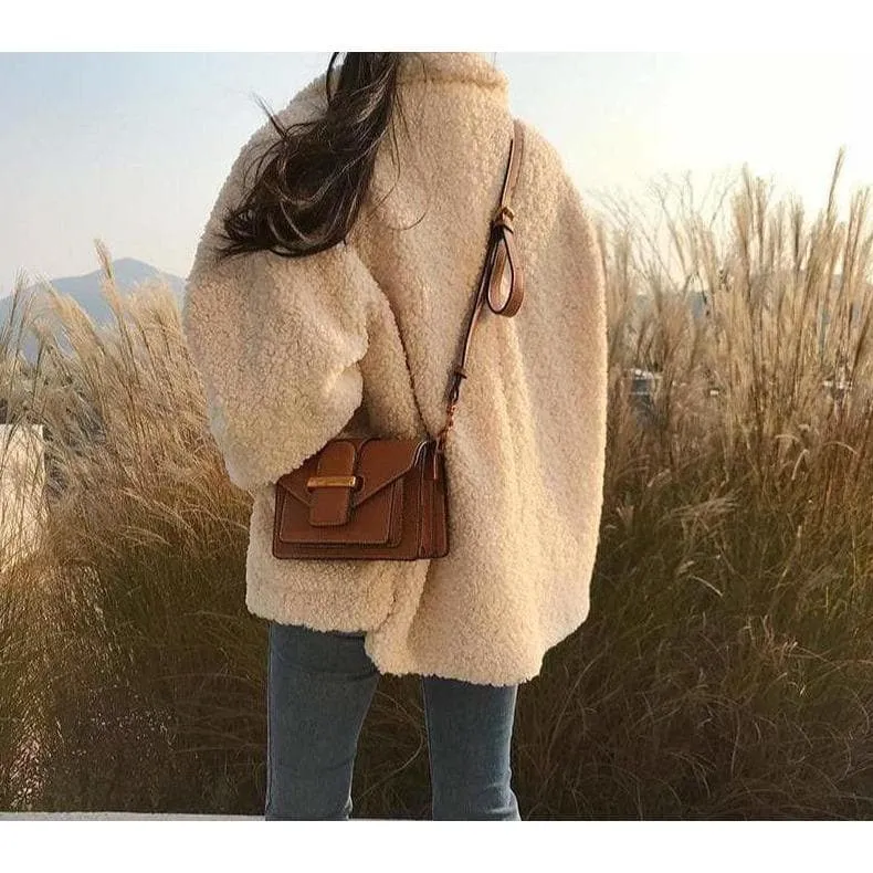 Faux Fur Thick Coat For Women