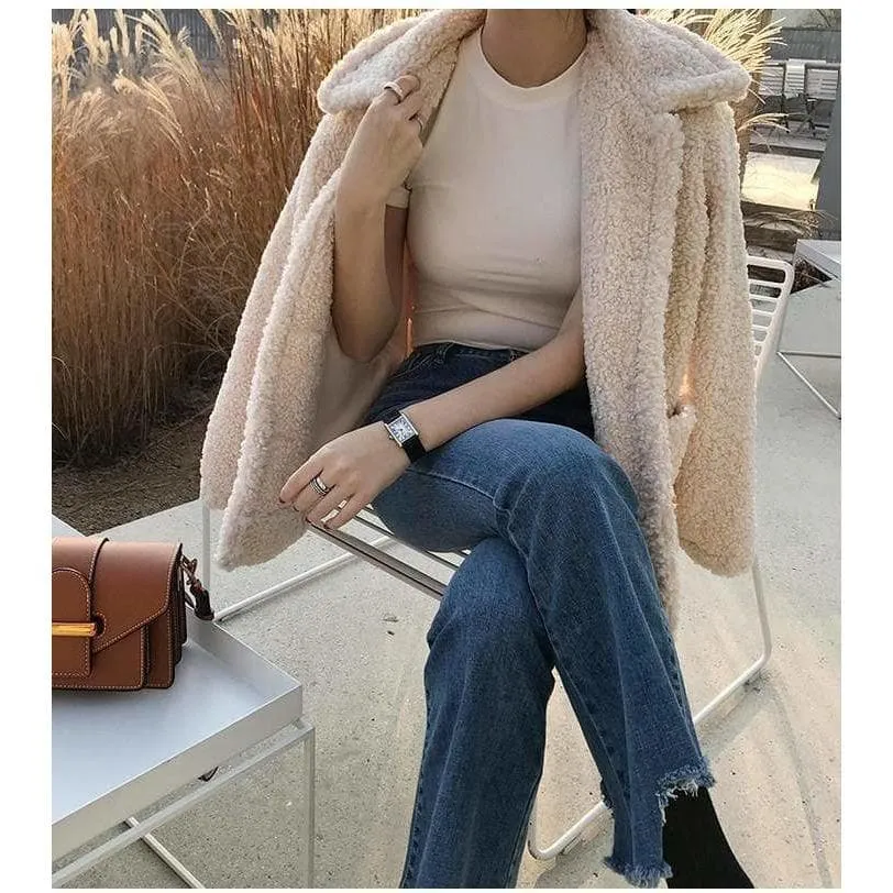 Faux Fur Thick Coat For Women