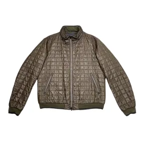 Fendi Bomberthin Techno Grigio Marrone Jacket Olive
