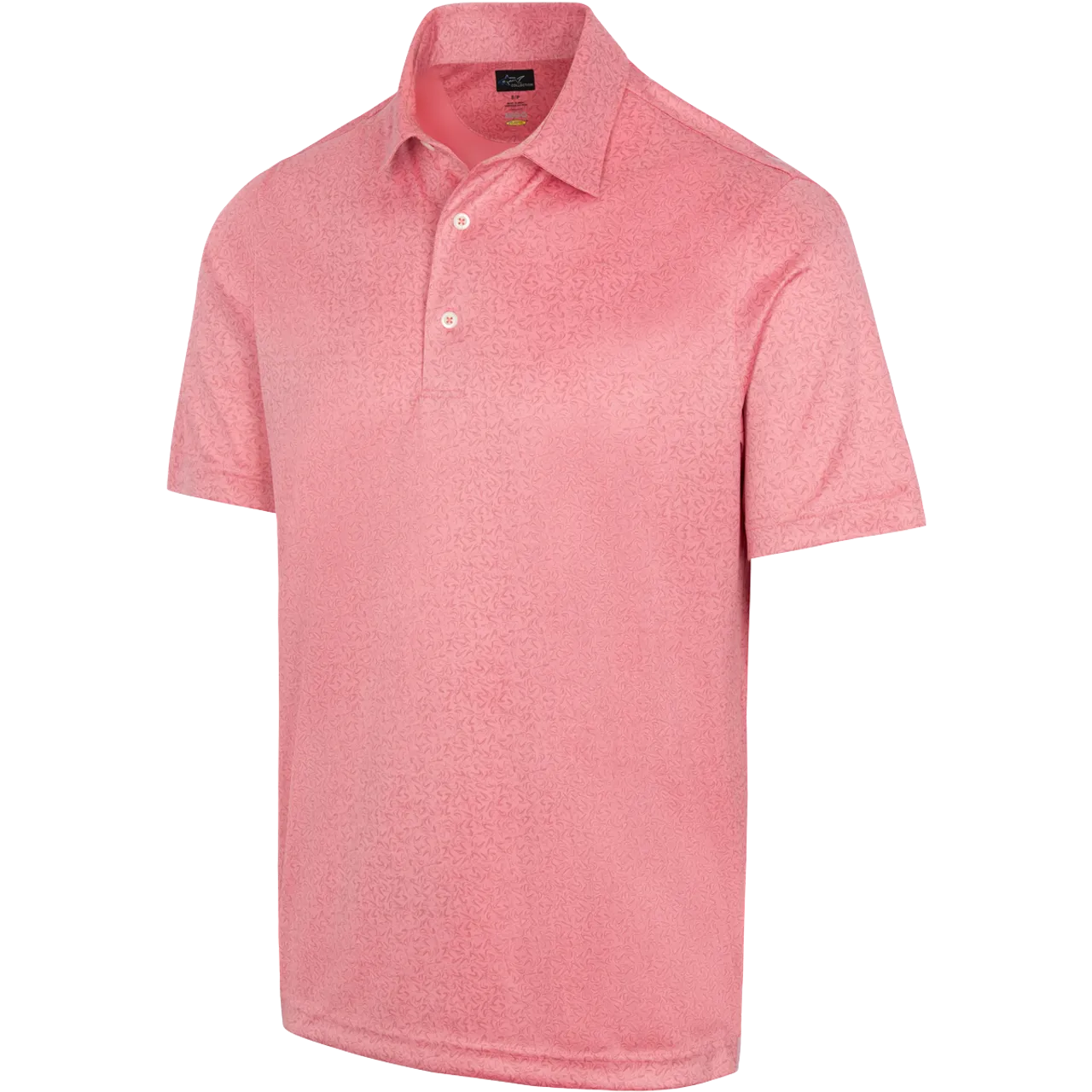 GREG NORMAN Men's 421 Black Heather Golf Polo (2024 Collection)