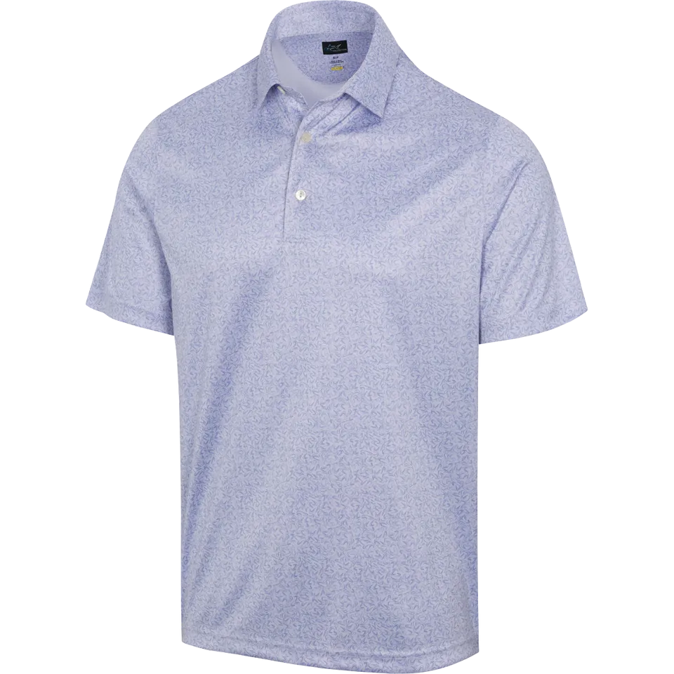 GREG NORMAN Men's 421 Black Heather Golf Polo (2024 Collection)