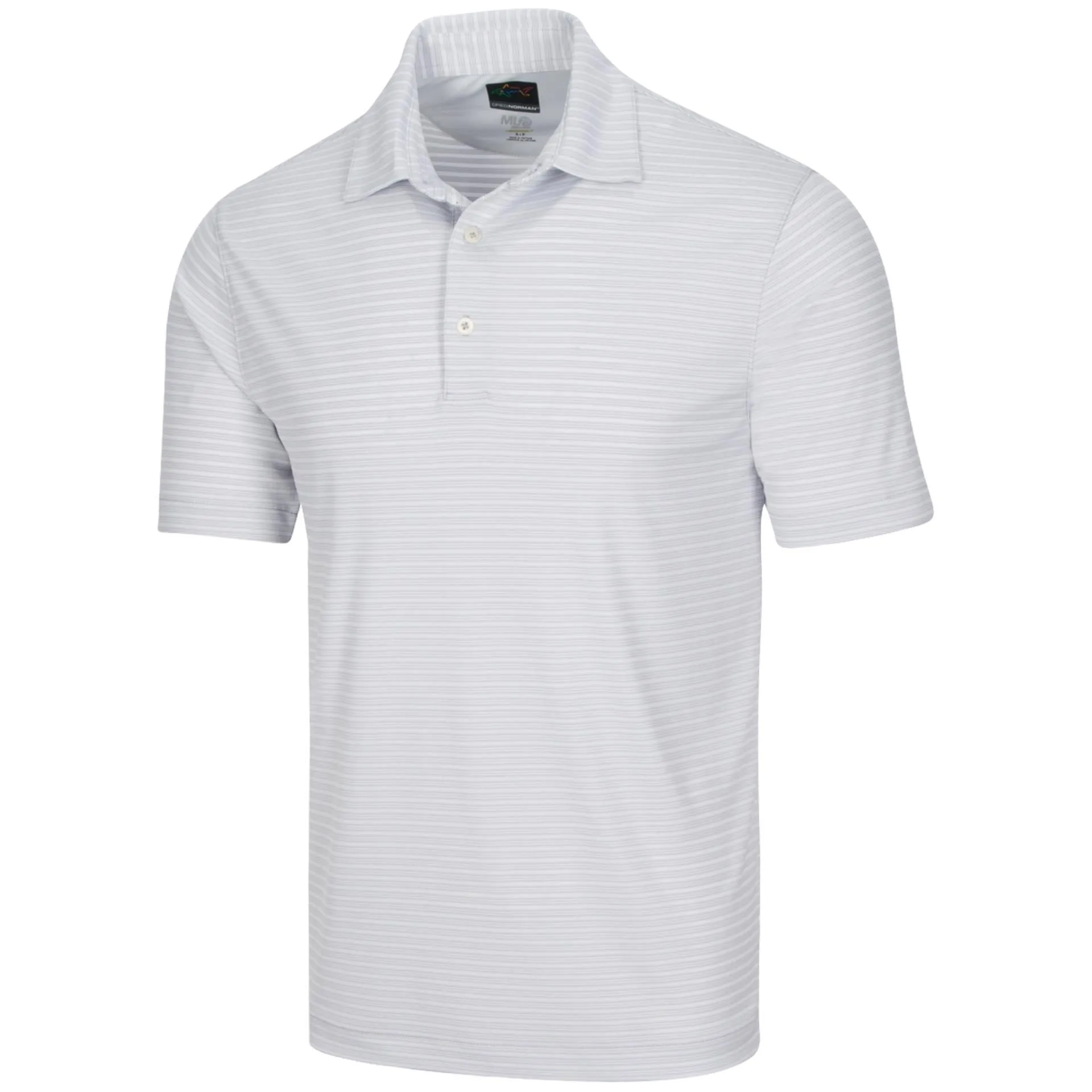 Greg Norman Men's Protek ML75 Microlux Embossed Polo