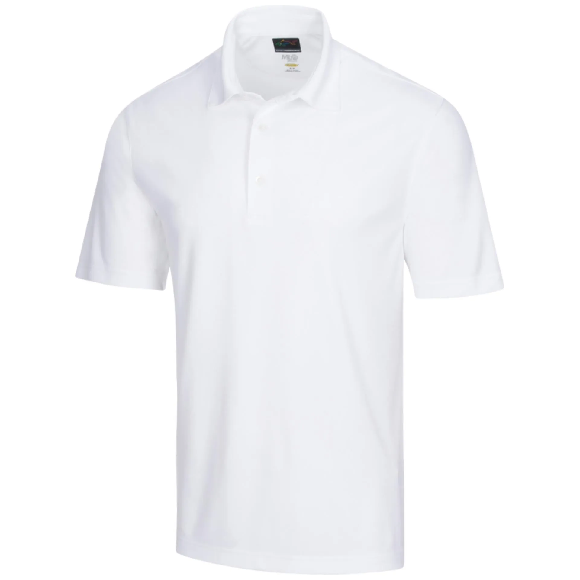 Greg Norman Men's Protek ML75 Microlux Embossed Polo