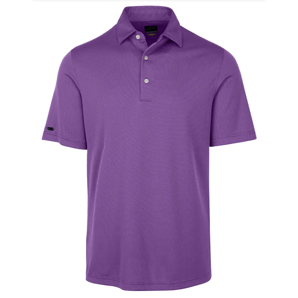 Greg Norman Micro Jacquard Golf Polo CLOSEOUT