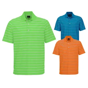 Greg Norman Micro Pique Stripe Golf Polo CLOSEOUT