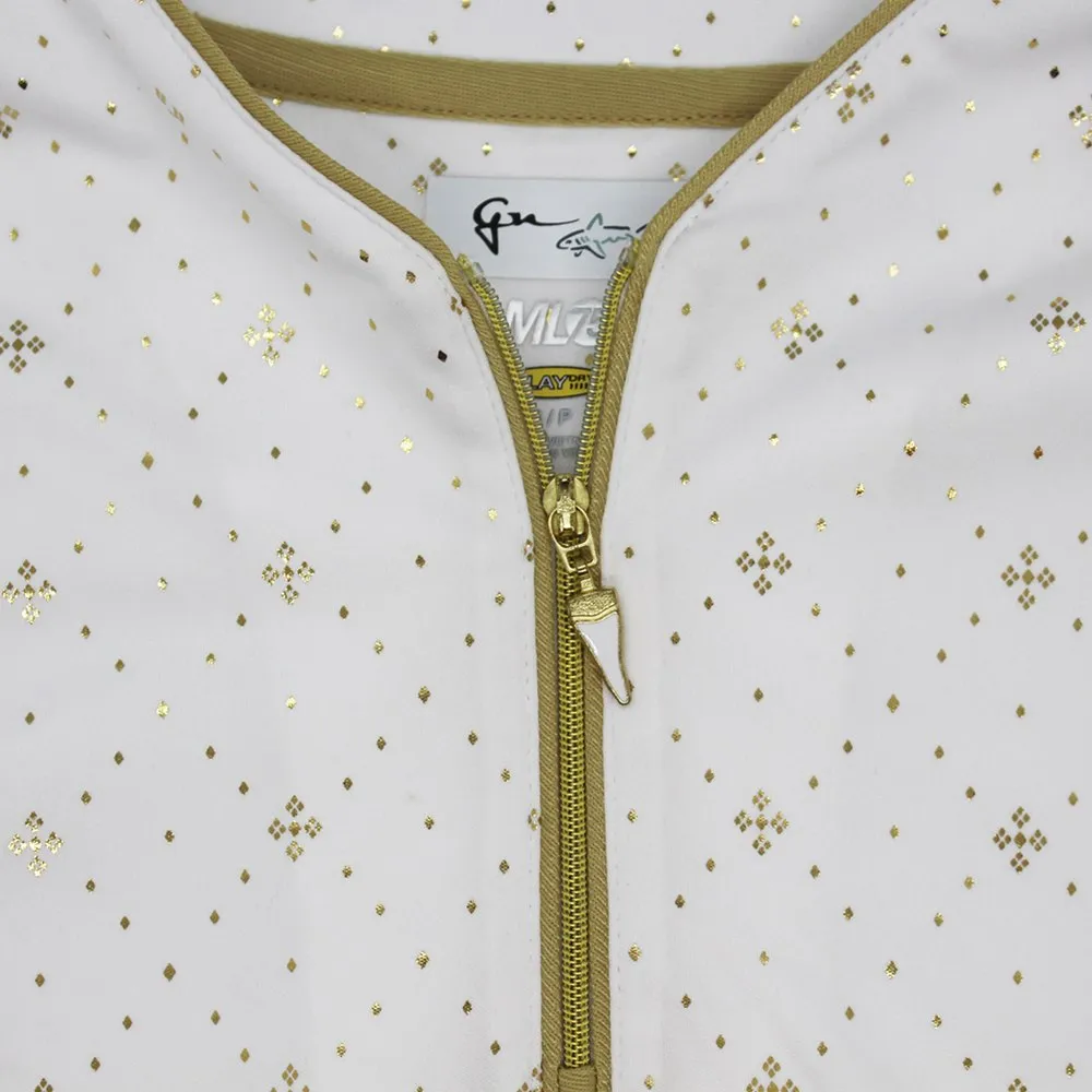Greg Norman ML75 Diamond Zip Golf Polo 2019 Women