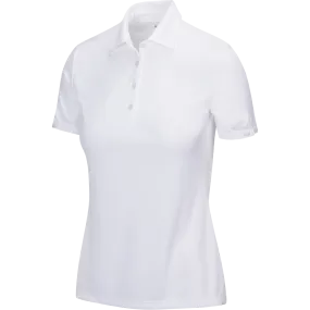 Greg Norman Womens ML75 2Below Short Sleeve Polo - WHITE