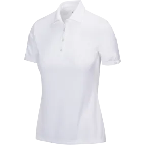 Greg Norman Womens ML75 2Below Short Sleeve Polo - WHITE