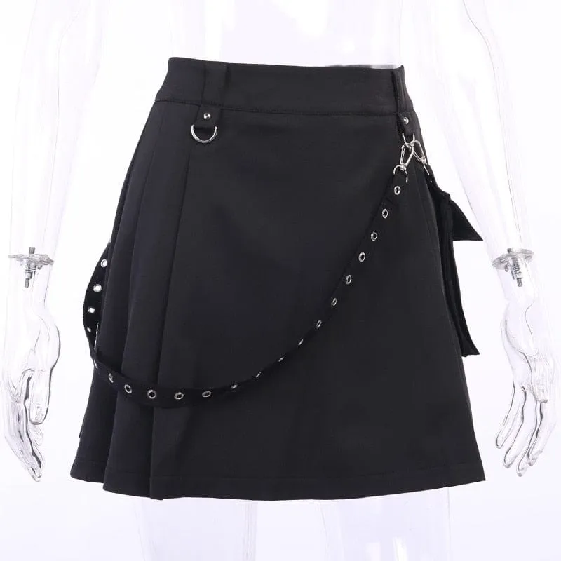 Harajuku Goth High Waist Mini Skirt