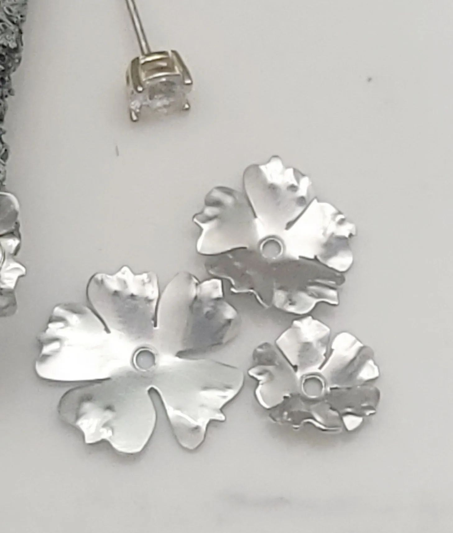 Hibiscus Flower Earring Jackets