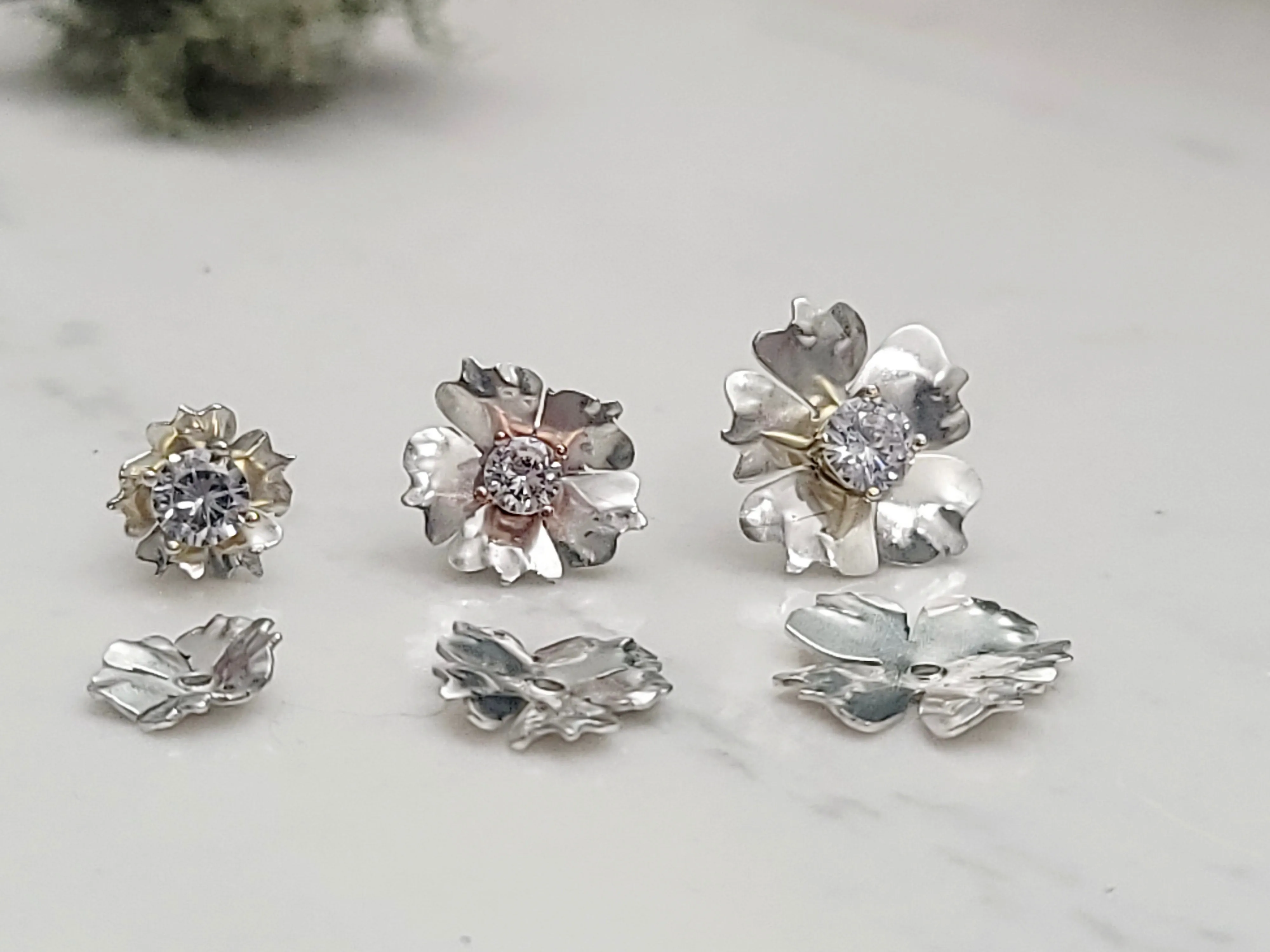 Hibiscus Flower Earring Jackets