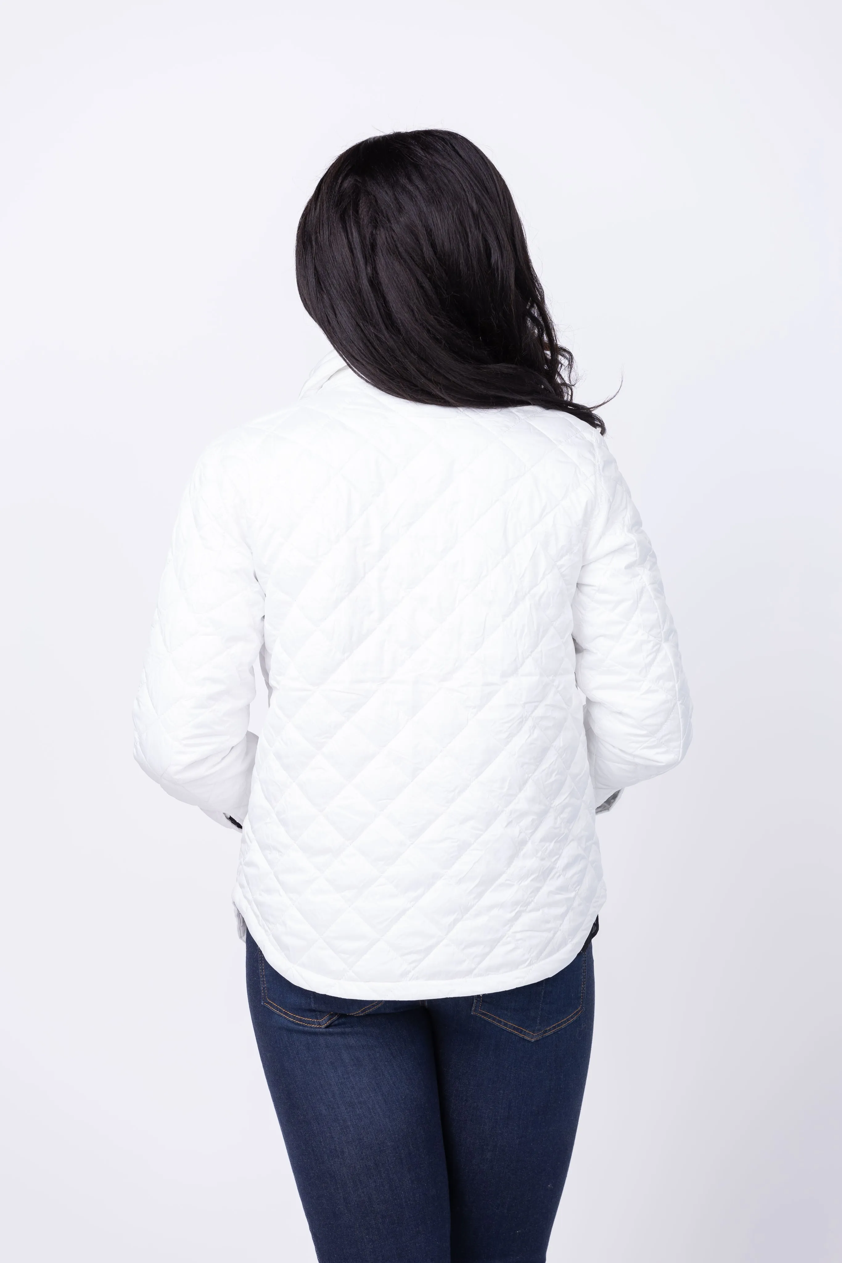 J. Society Quilted Jacket in White