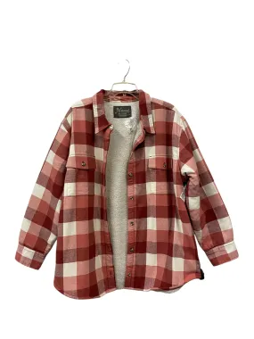 Jacket Faux Fur & Sherpa By Natural Reflections In Red, Size: Xl