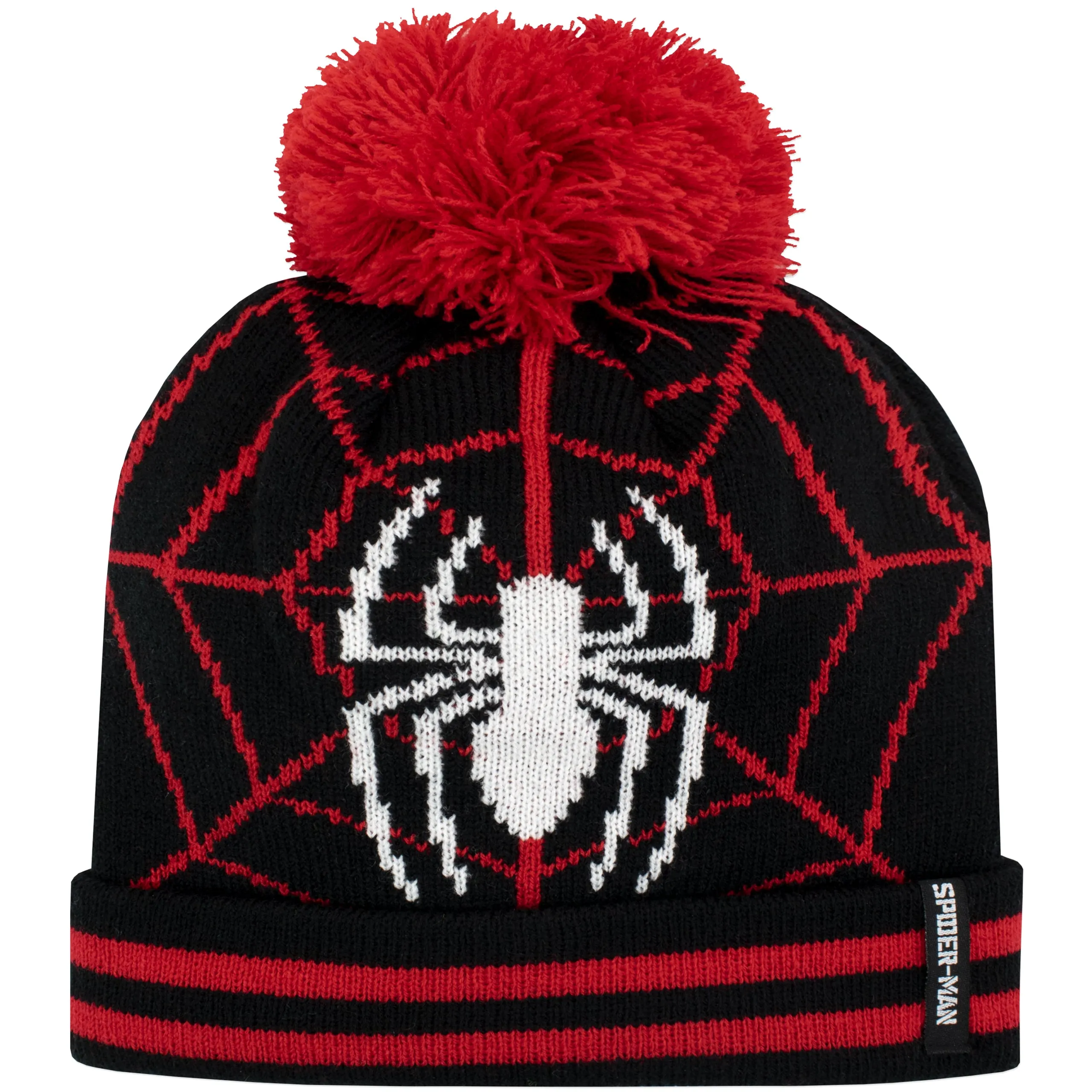 Kids Spiderman Winter Hat and Gloves Set