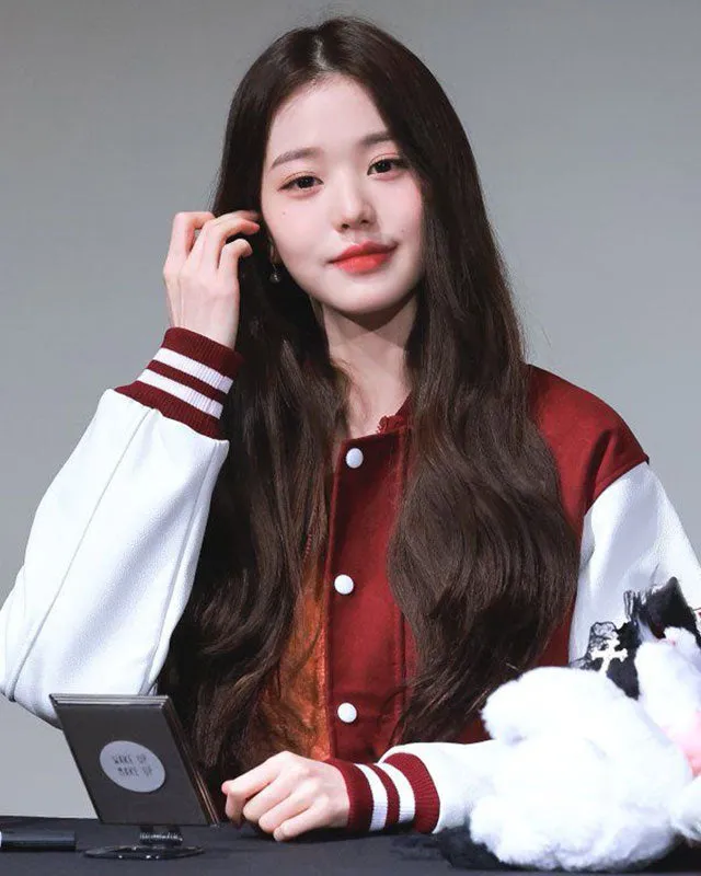 Korea University Varsity Jacket Maroon and White Tiger Design