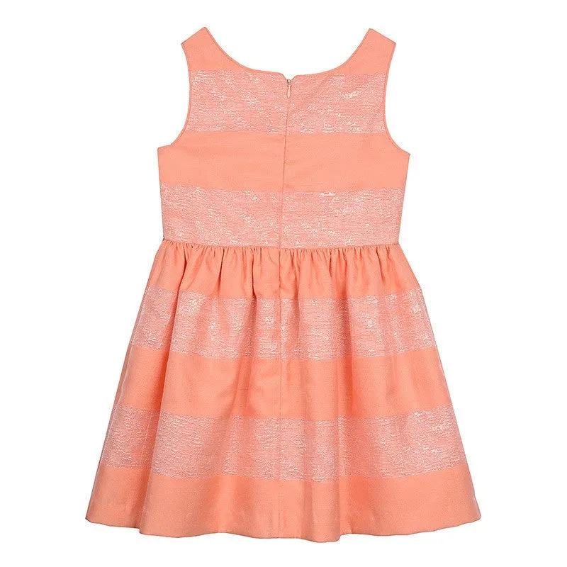 Krista Coral Stripe Dress