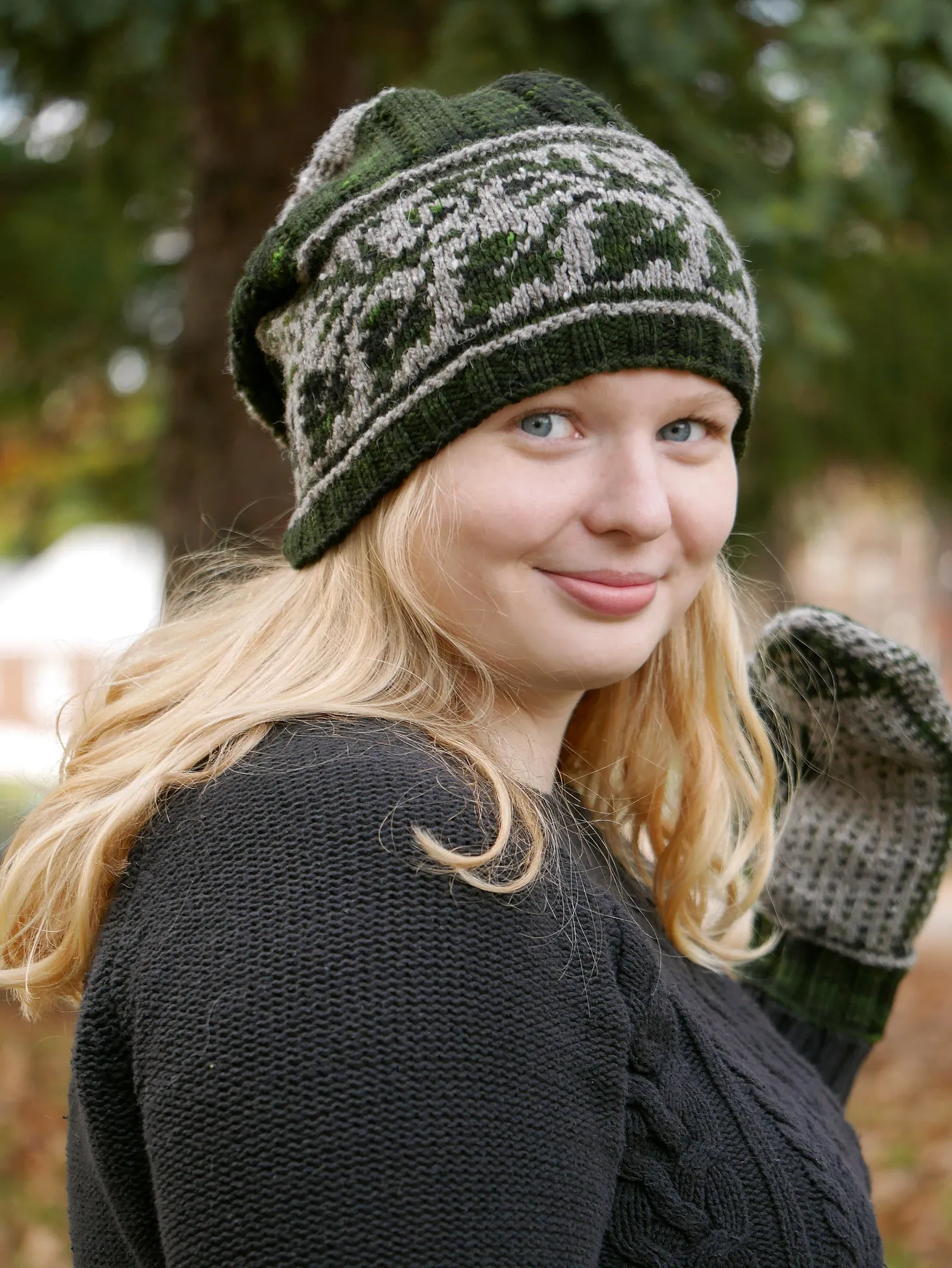 Lacinato Cap and Headband <br/><small>knitting pattern</small>