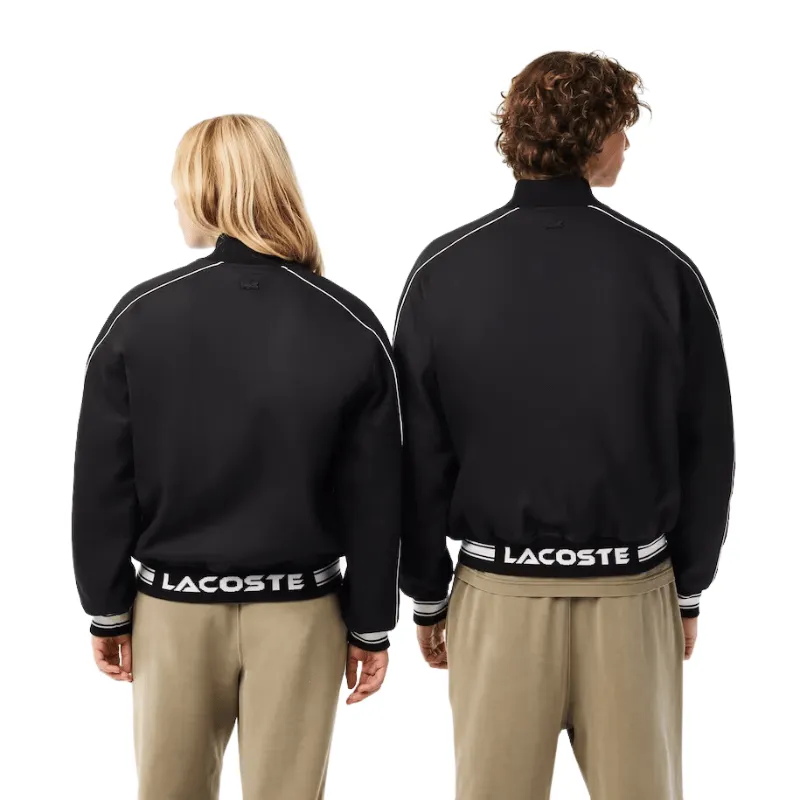 Lacoste Unisex Embroidered Cotton Twill Bomber Jacket