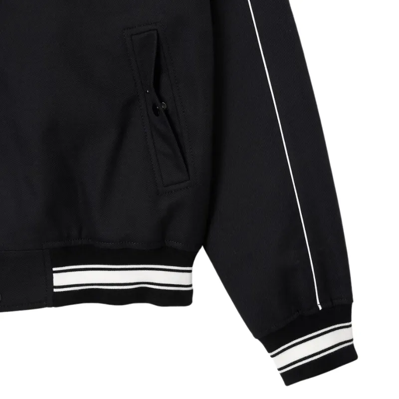 Lacoste Unisex Embroidered Cotton Twill Bomber Jacket