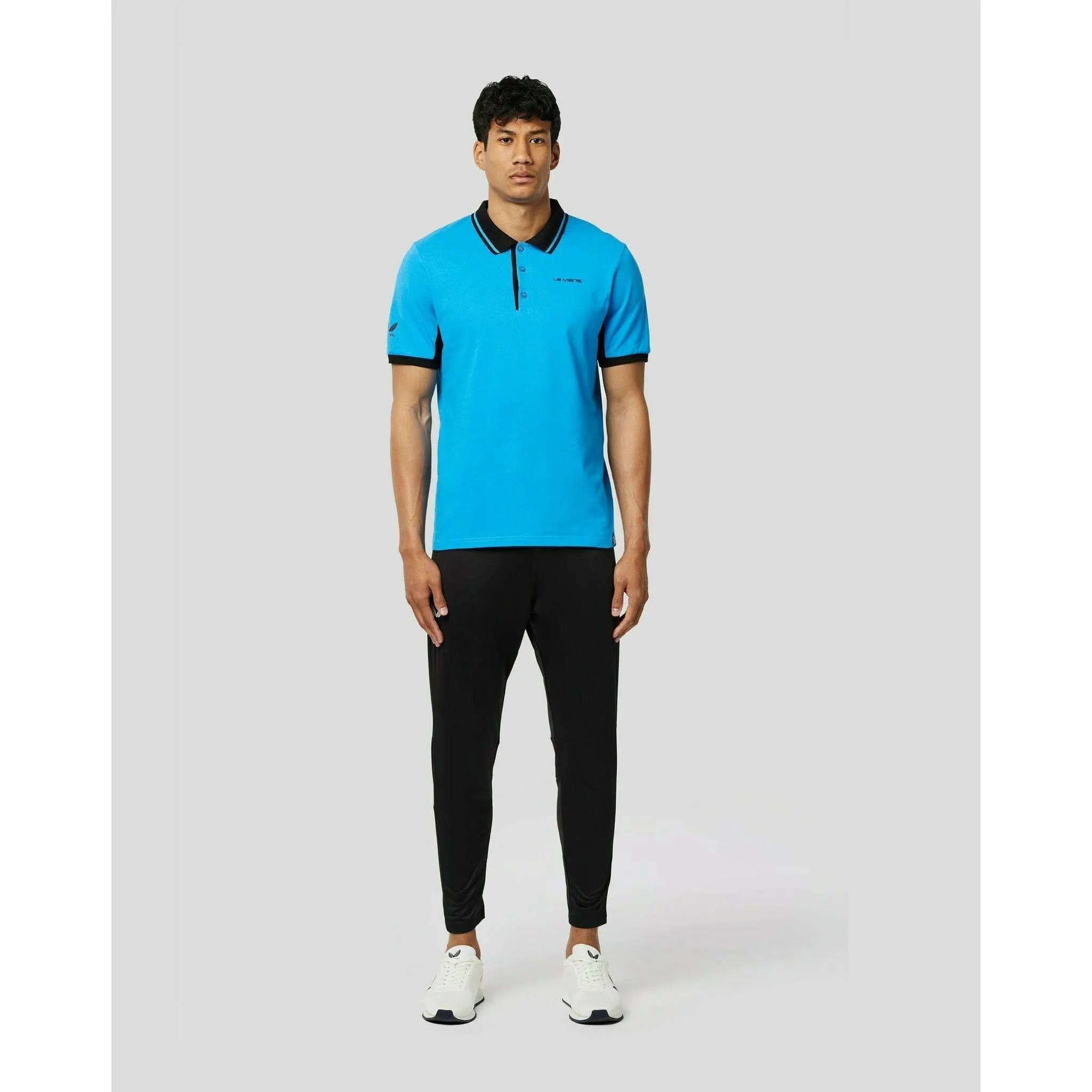 Le Mans 24 Hours Men's Lifestyle Polo  - Blue/White