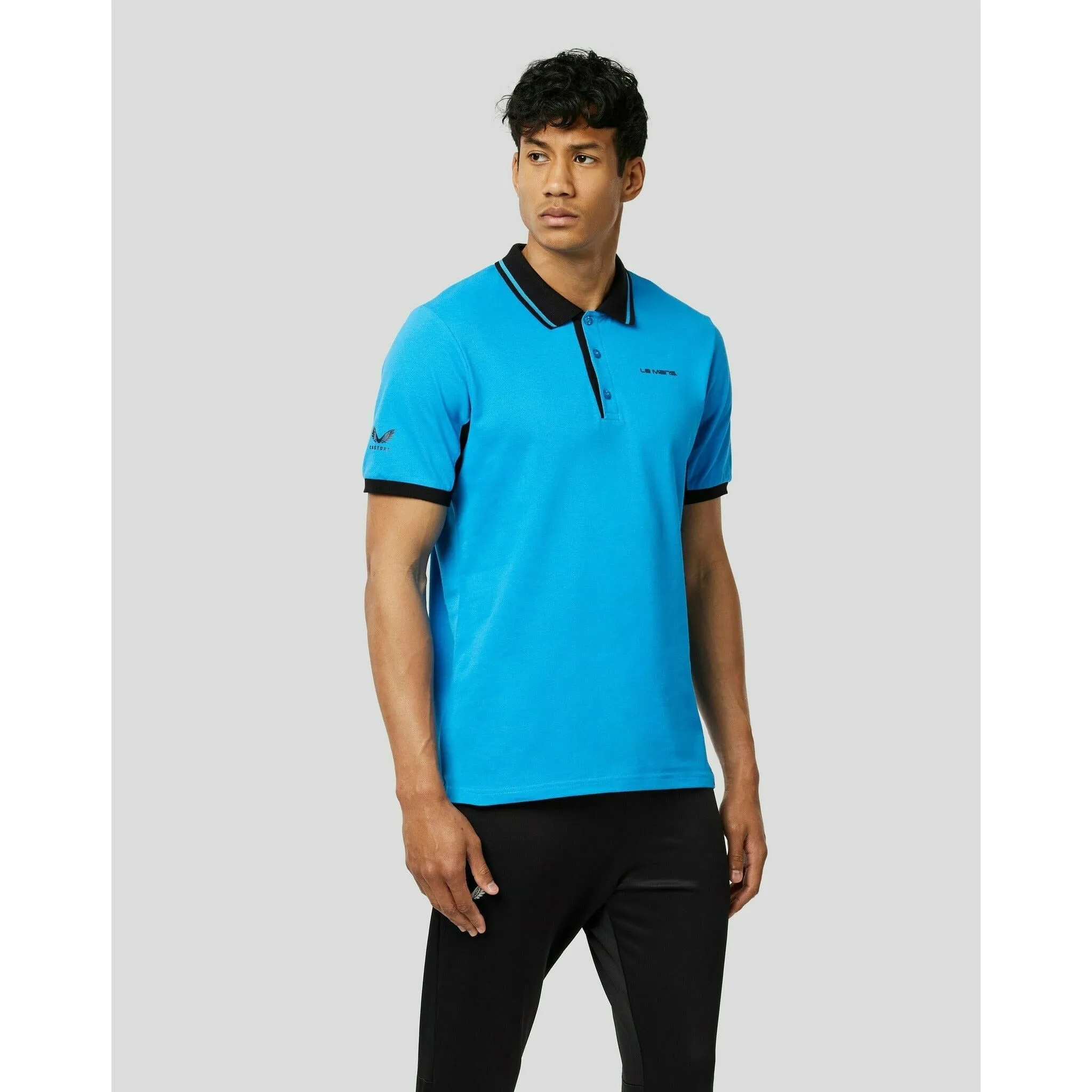 Le Mans 24 Hours Men's Lifestyle Polo  - Blue/White