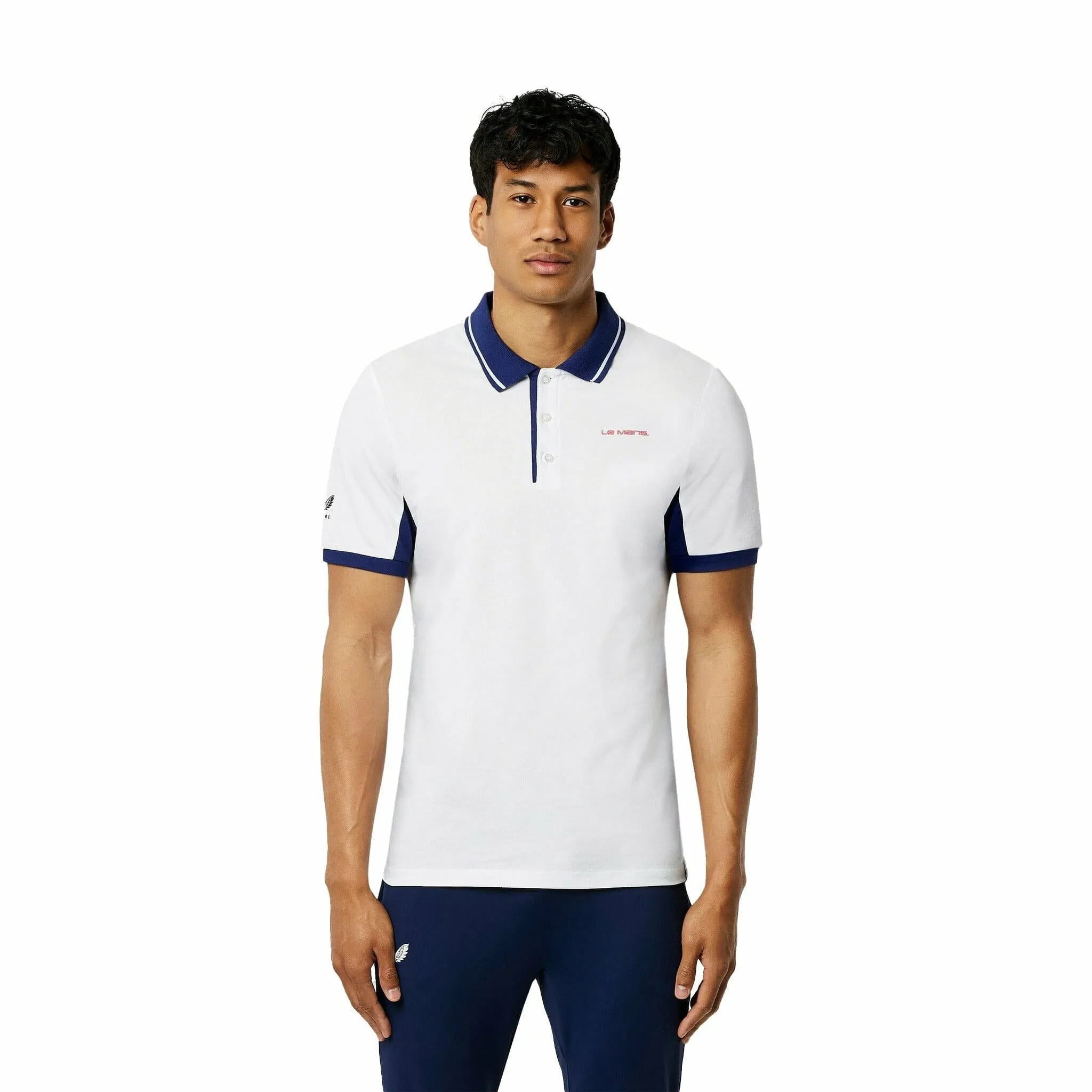 Le Mans 24 Hours Men's Lifestyle Polo  - Blue/White