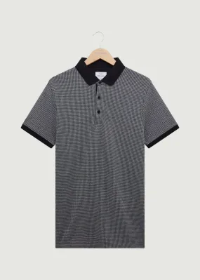 Leedale Polo Shirt - Black/White