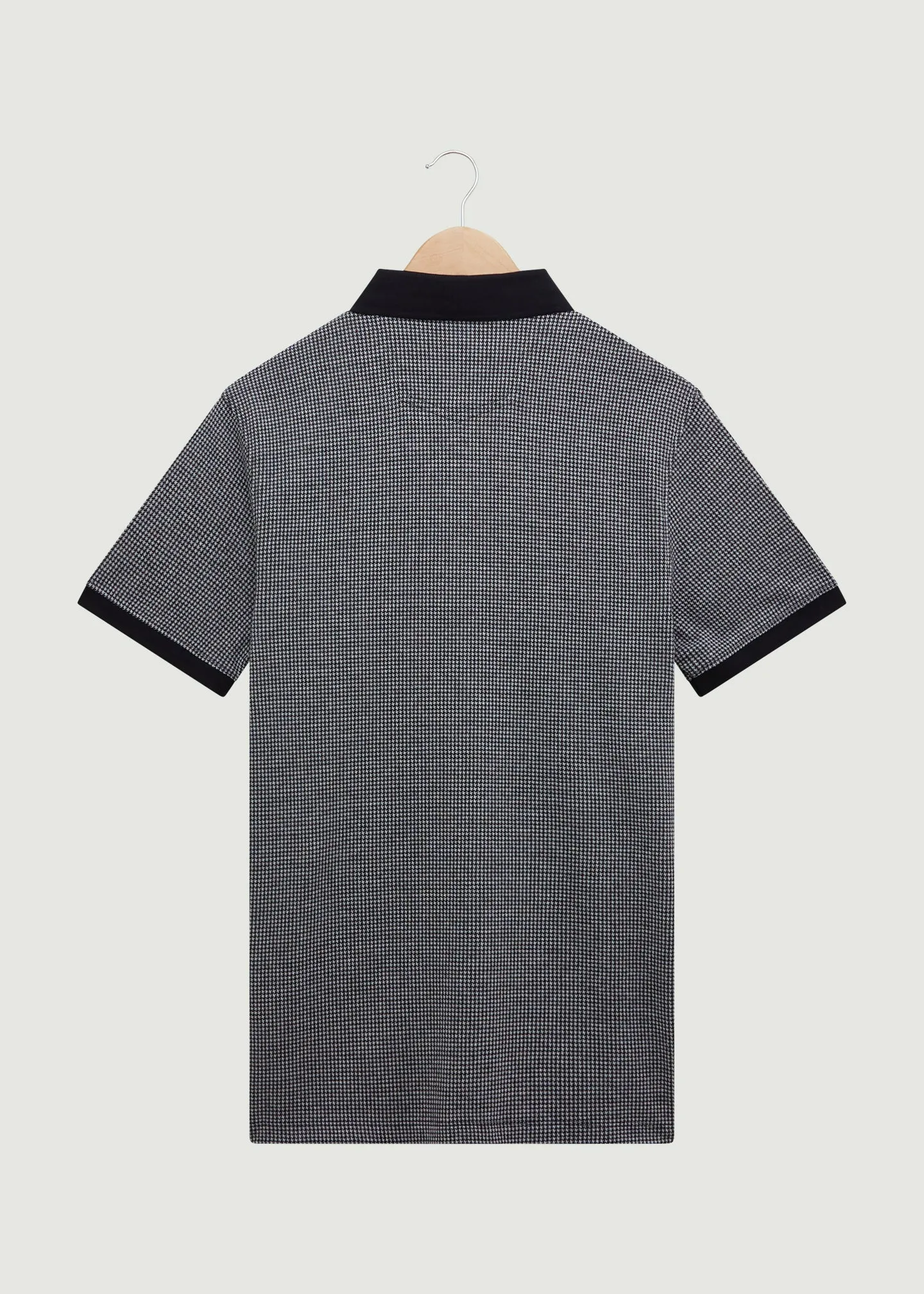 Leedale Polo Shirt - Black/White