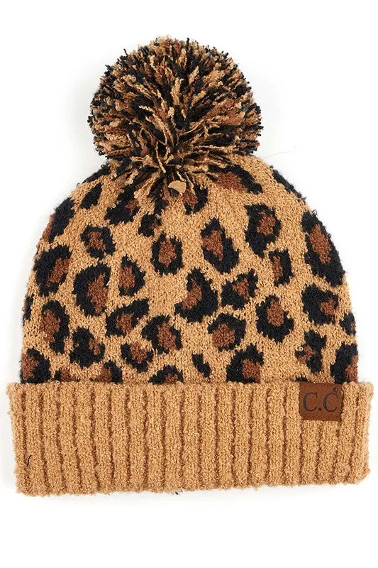 Leopard beanie