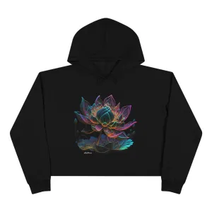 Lotus Life Crop Hoodie no back design