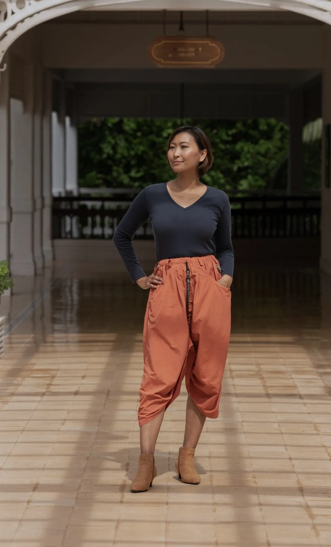 Macabi Slim Skirt - Terra Cotta