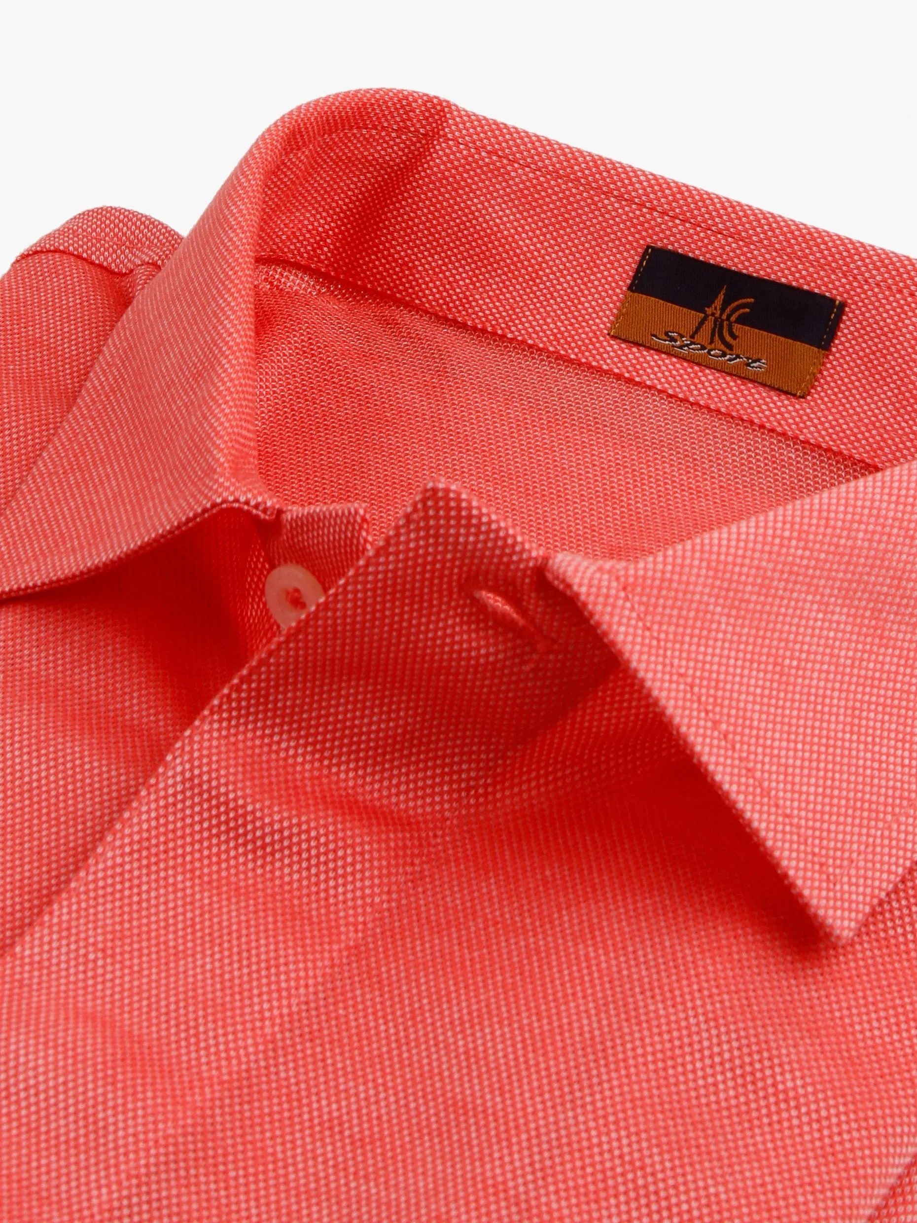 Medium Peach Polo Shirt - Regular Fit