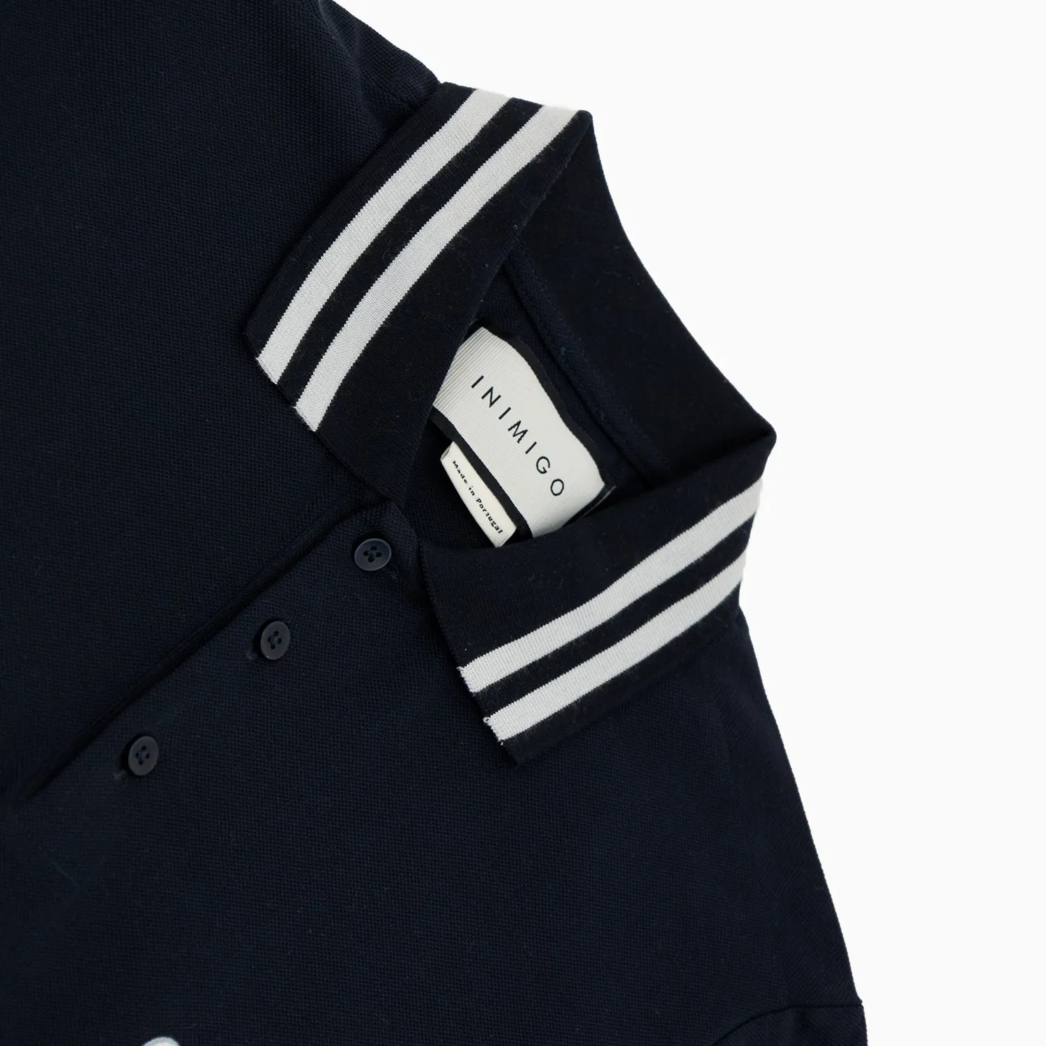 Men's Bicolor Heart Polo Shirt