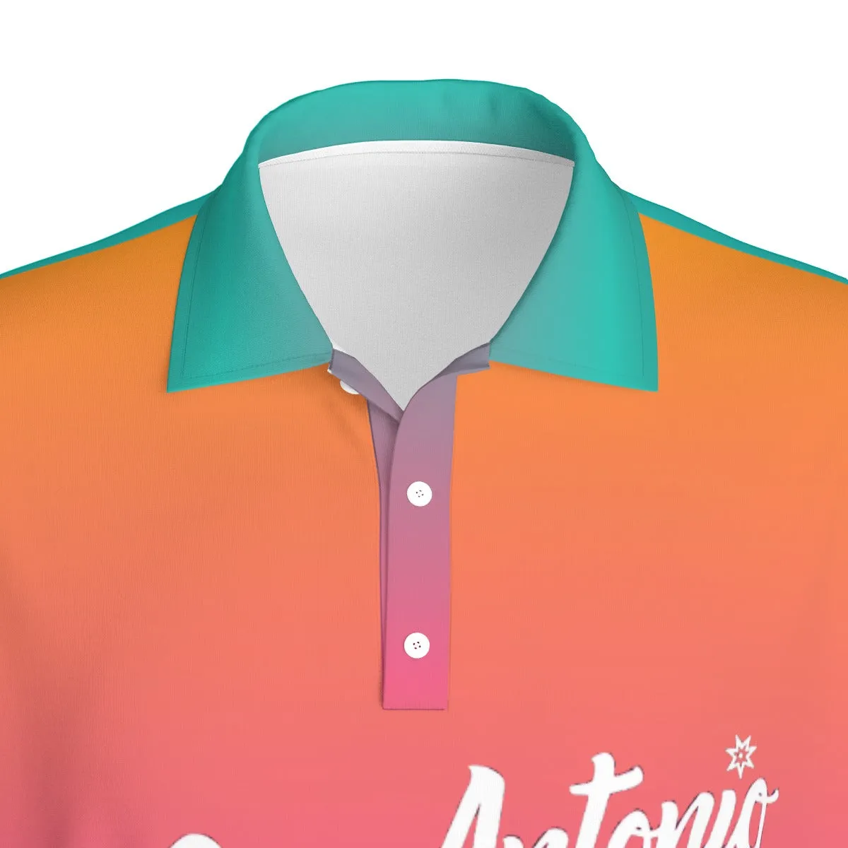 Mens San Antonio Polo Collar Jersey
