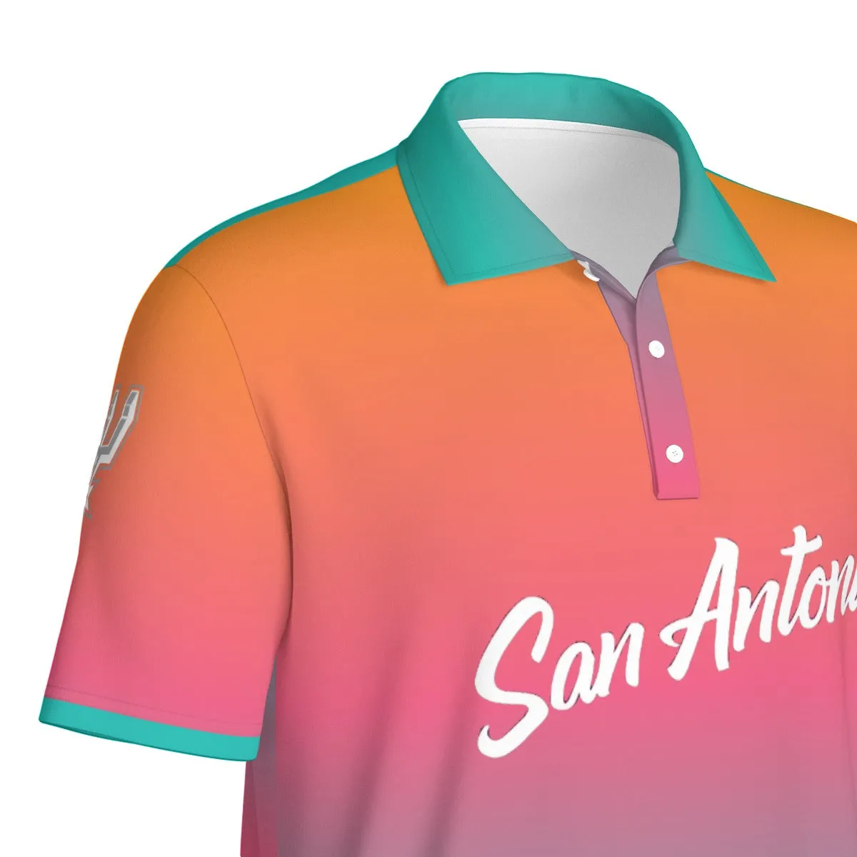 Mens San Antonio Polo Collar Jersey