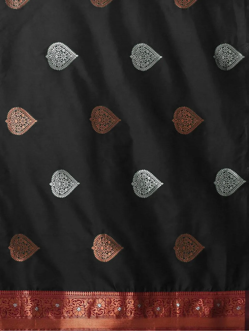 Mesmerising Black Soft Silk Saree With Sophisticated Blouse Piece