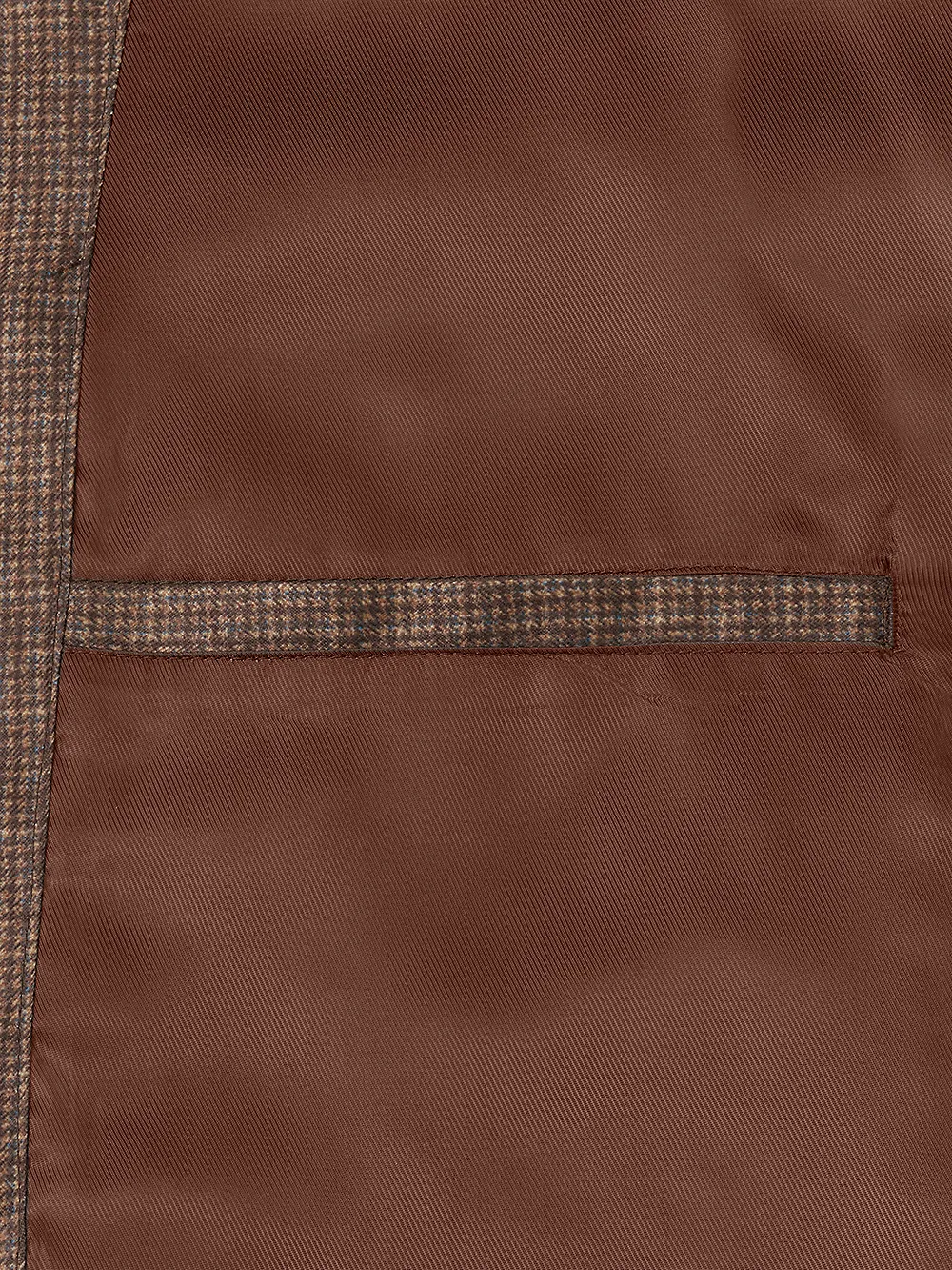 Microfiber Houndstooth Quilted Jacket - Multi