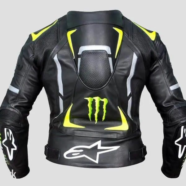 Monster Energy Motorbike Racing Leather Jacket