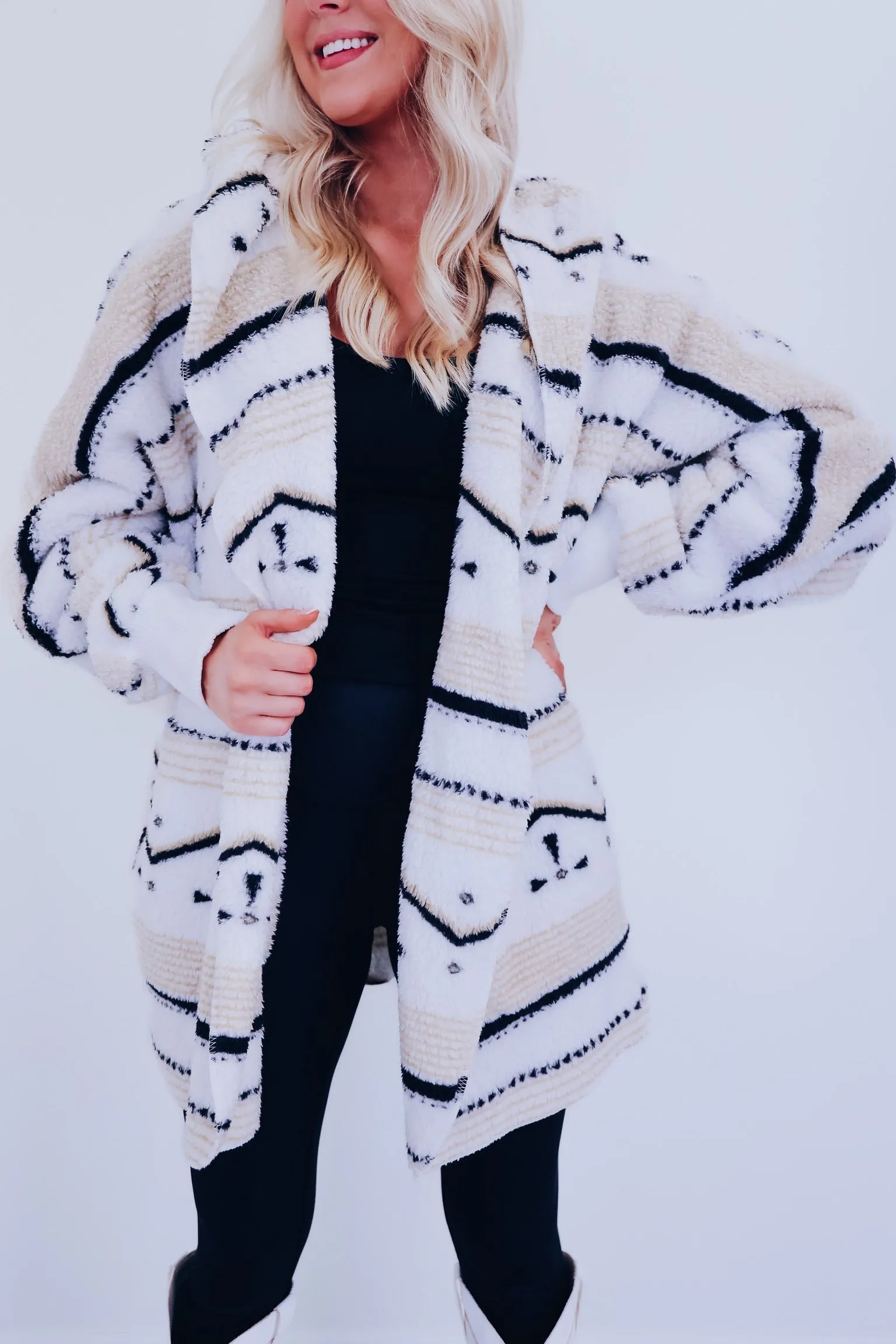 Nanuk Geo Print Sherpa Hoodie