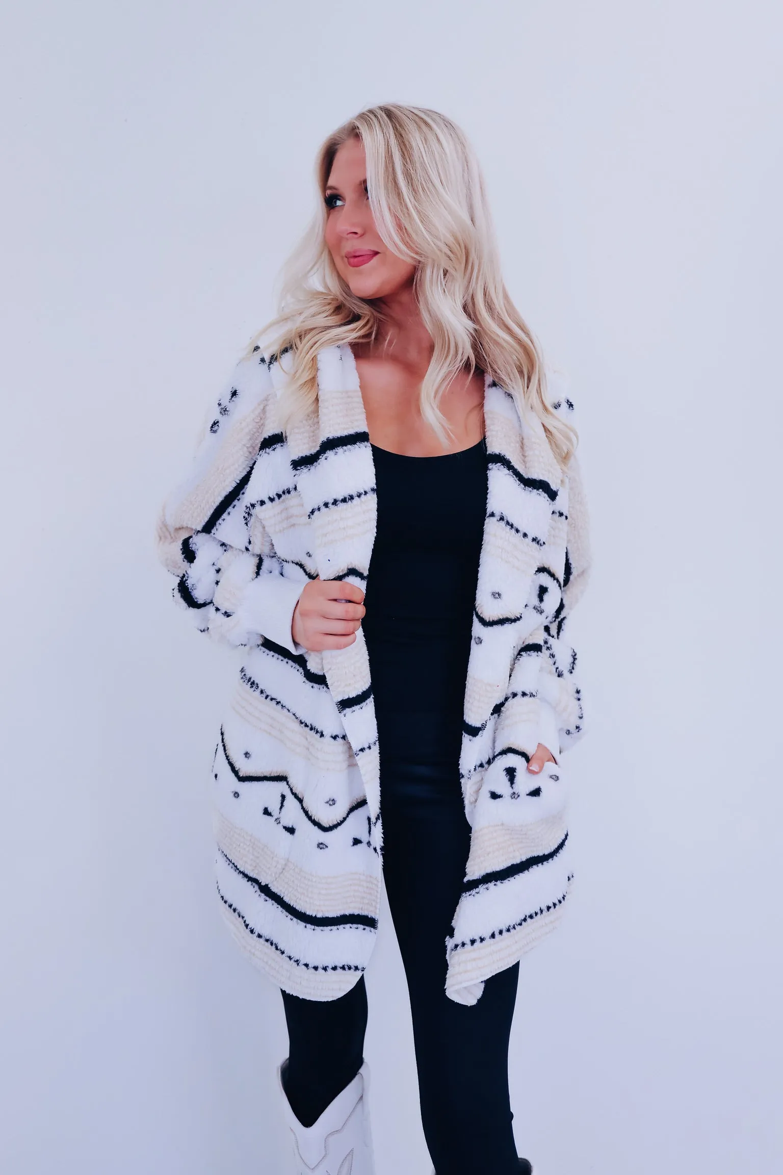 Nanuk Geo Print Sherpa Hoodie