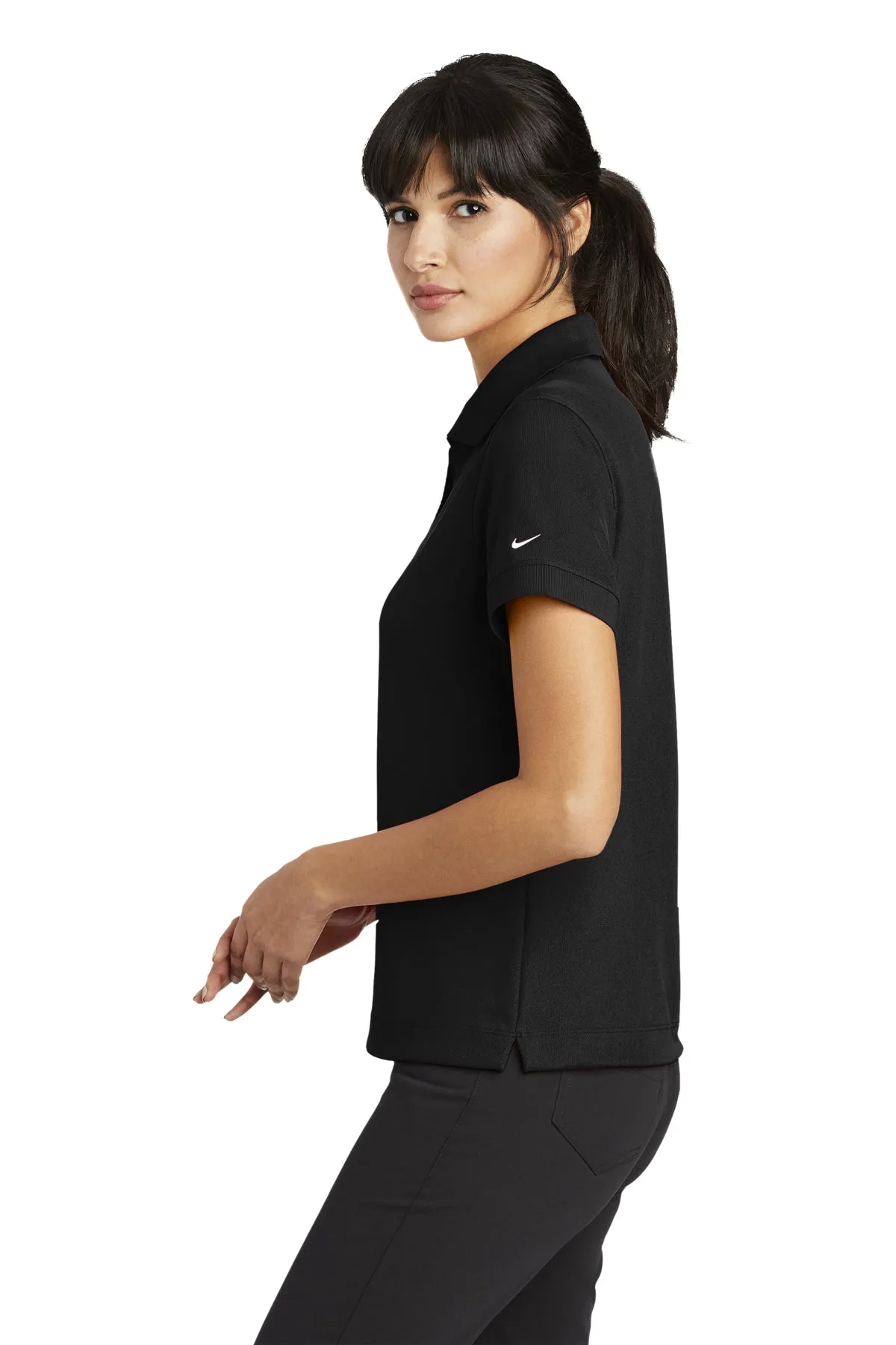Nike Ladies Dri-FIT Classic Custom Polos, Black