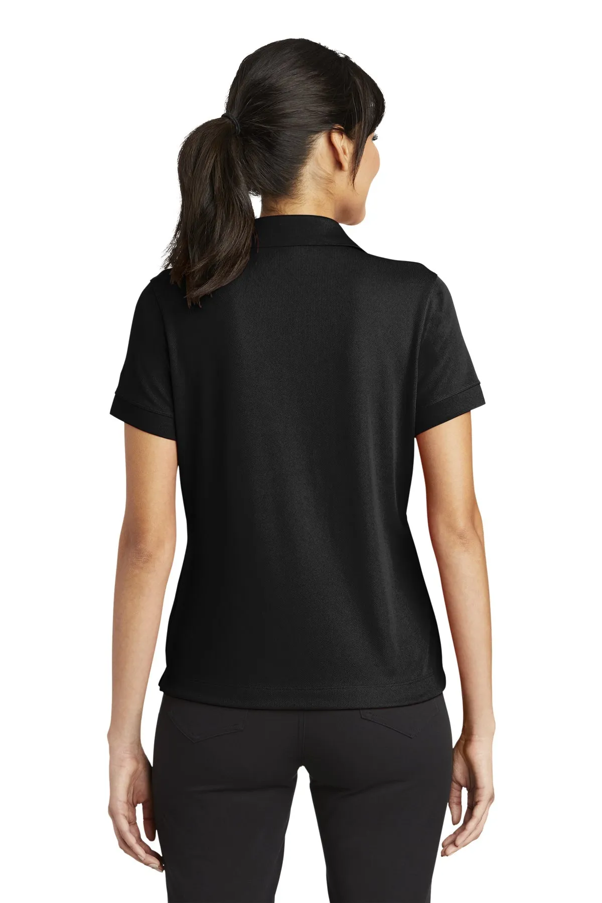 Nike Ladies Dri-FIT Classic Custom Polos, Black